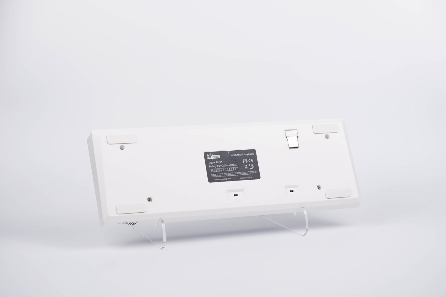White RK61 | Gateron Milky Yellow Pro